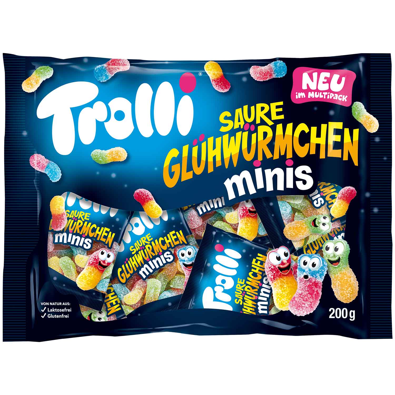 Trolli Saure Glühwürmchen minis 10x20g