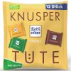 Ritter Sport mini Knusper Tüte 12er