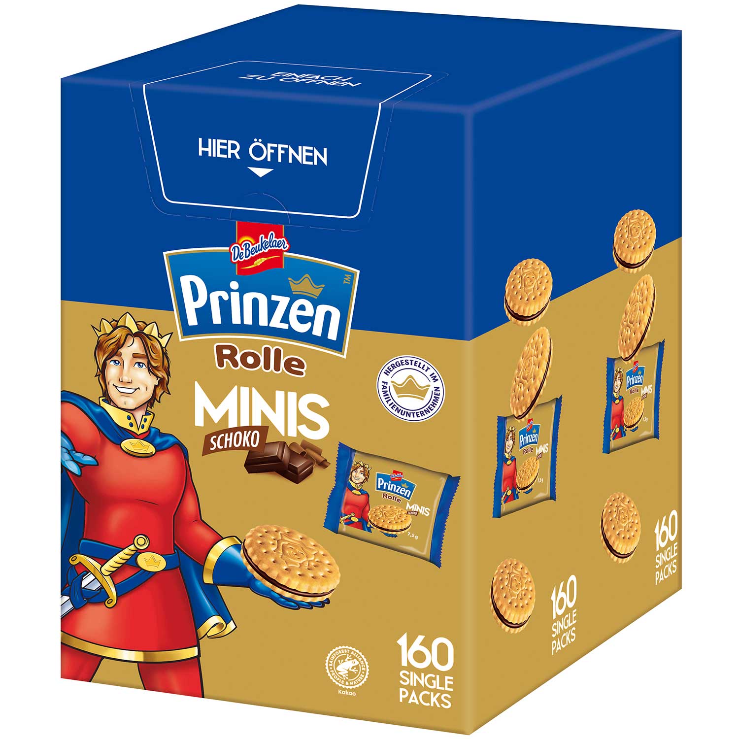 Prinzen Rolle Minis Schoko 160er
