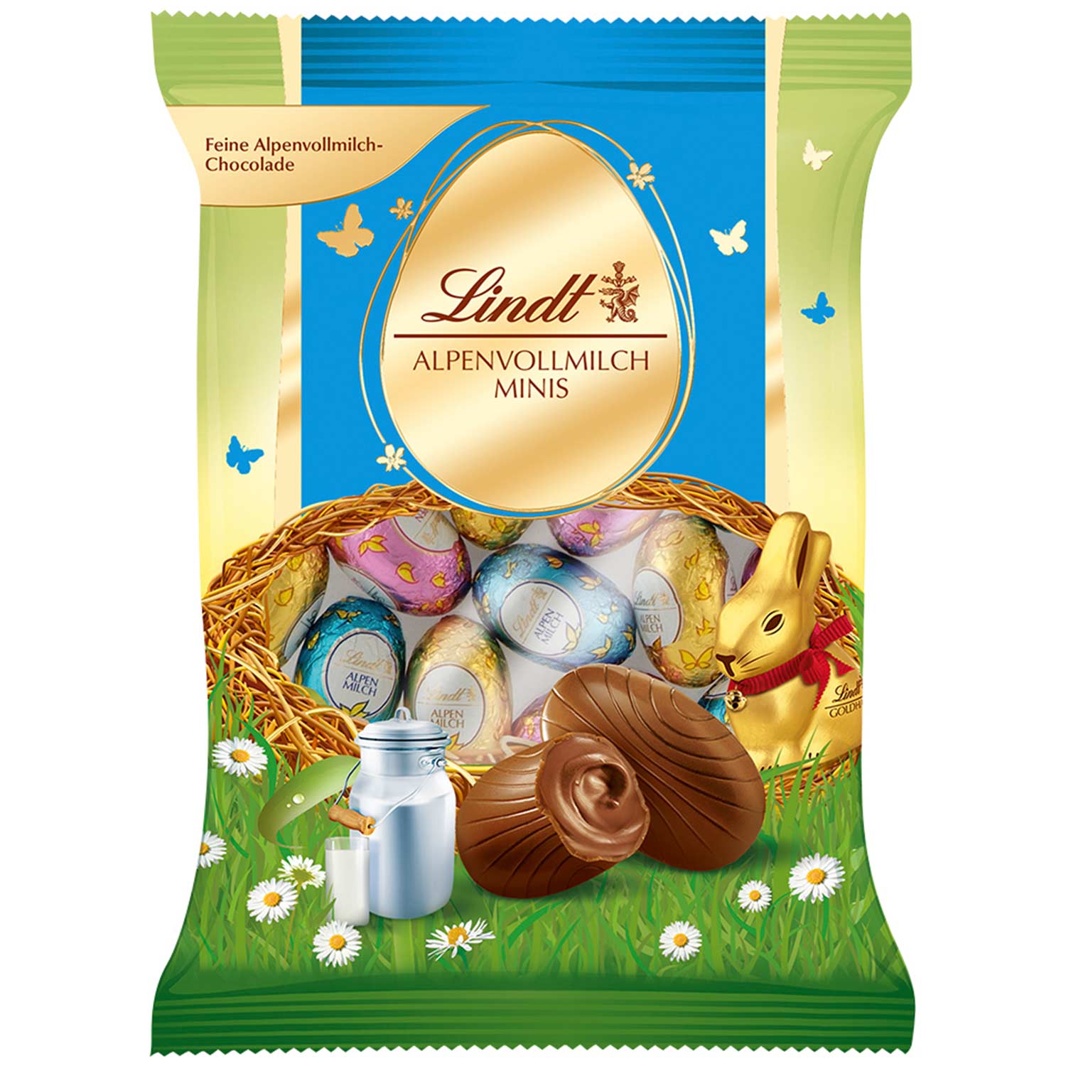 Lindt Alpenvollmilch Mini-Eier 100g