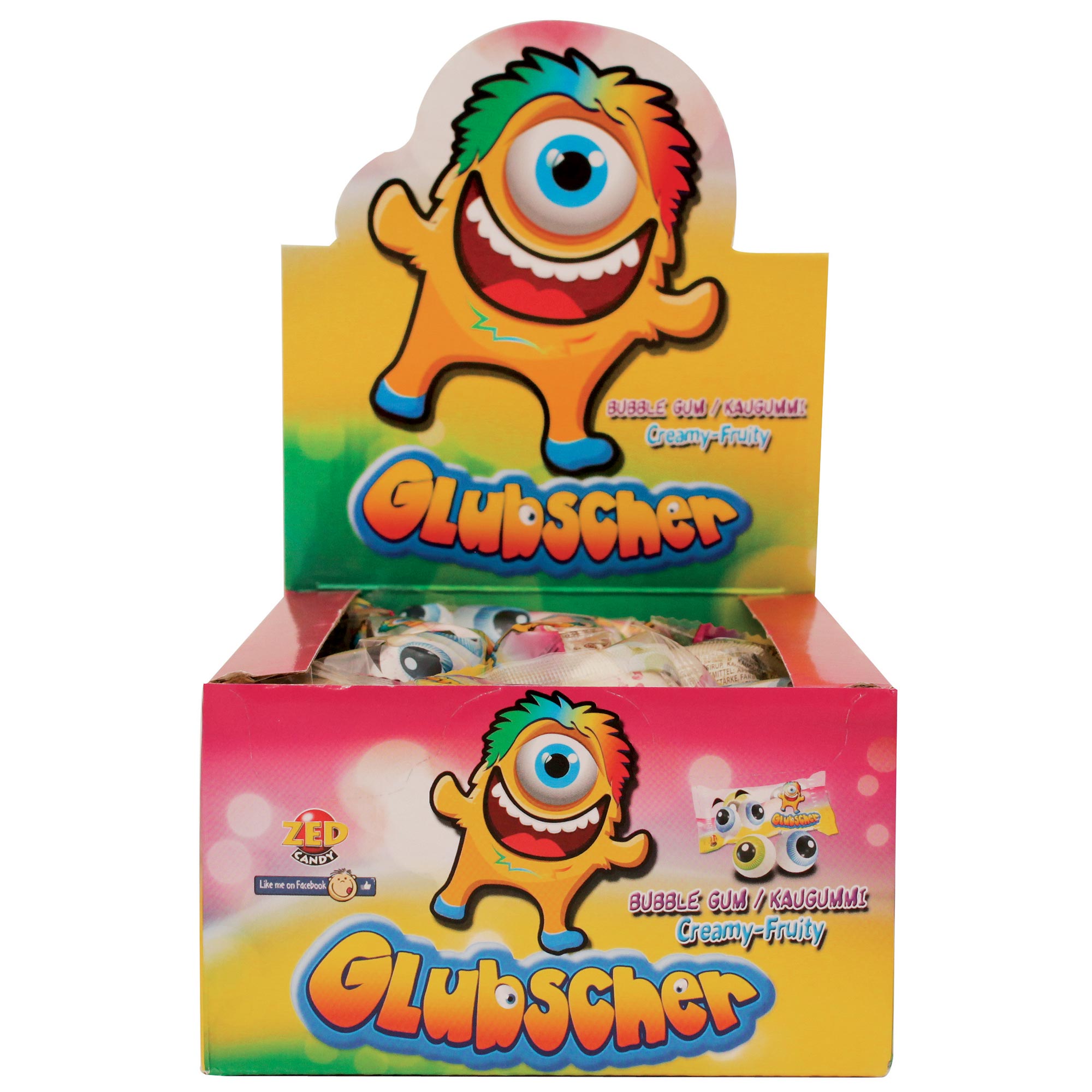 ZED Candy Glubscher Bubble Gum 30x2er
