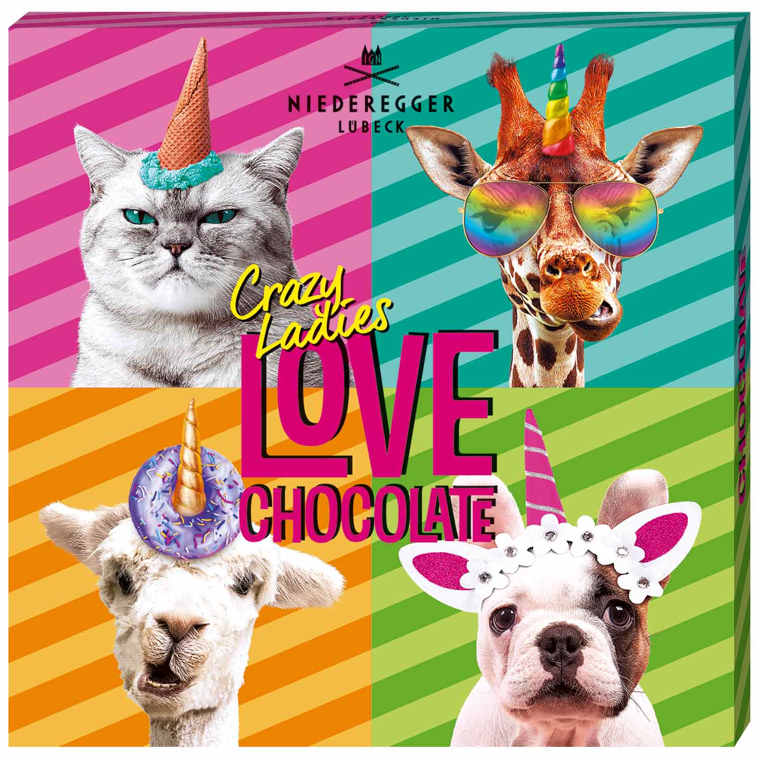 Niederegger 'Crazy Ladies' Love Chocolate 100g