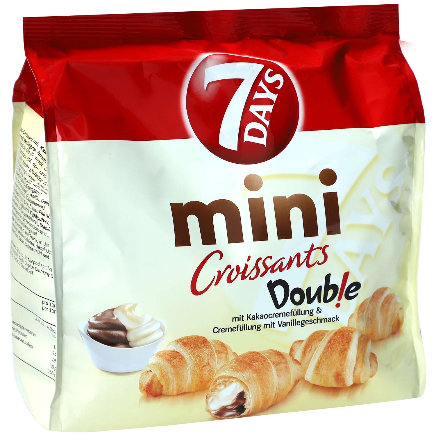 7Days Mini Double Croissants Kakao & Vanille 185g