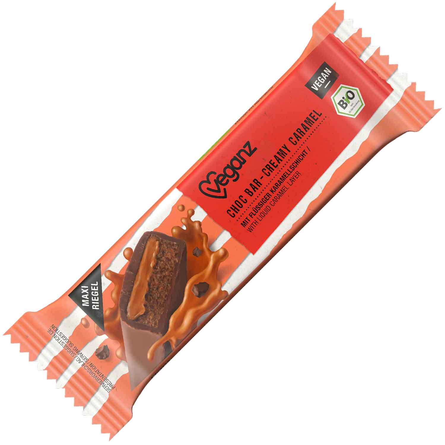 Veganz Choc Bar Creamy Caramel Bio 50g