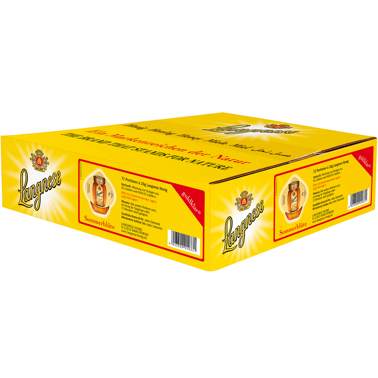 Langnese Honig Sommerblüte 72x20g
