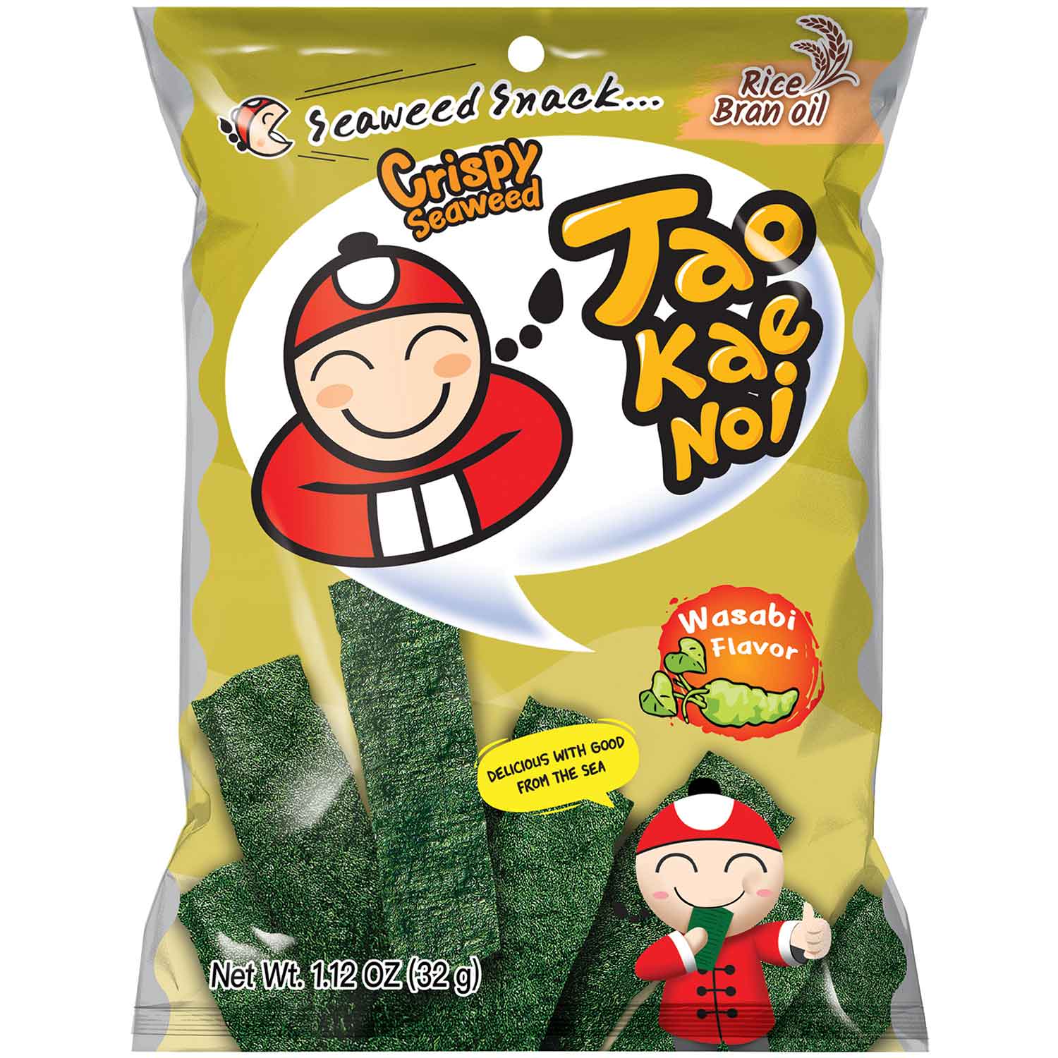 Tao Kae Noi Crispy Seaweed Wasabi 32g
