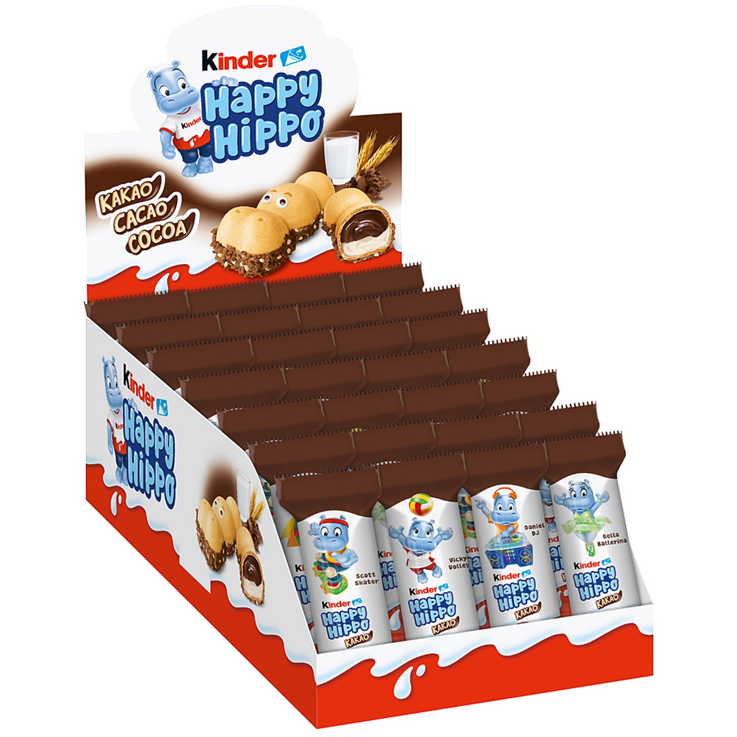 kinder Happy Hippo Kakao 28er