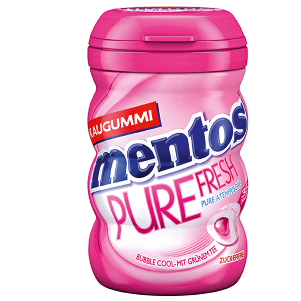 mentos Pure Fresh Kaugummi Bubble Cool zuckerfrei 35er