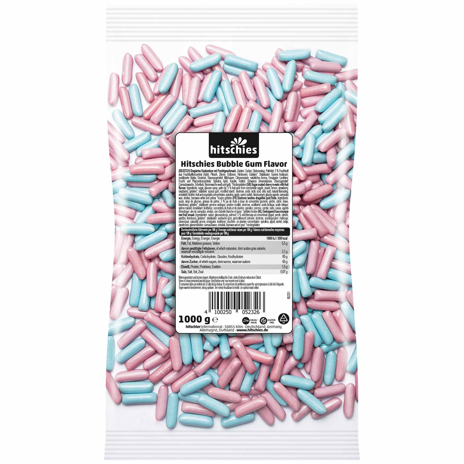 hitschies Hitschies Bubble Gum 1kg