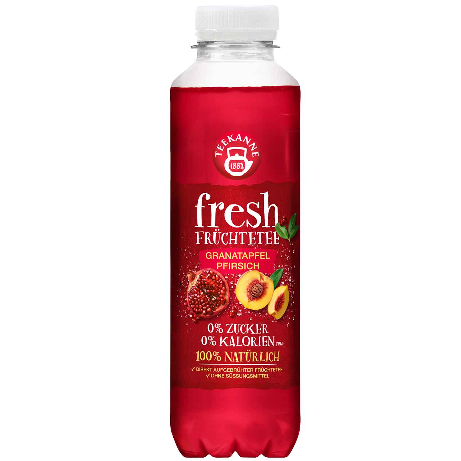 Teekanne fresh Früchtetee Granatapfel-Pfirsich 500ml