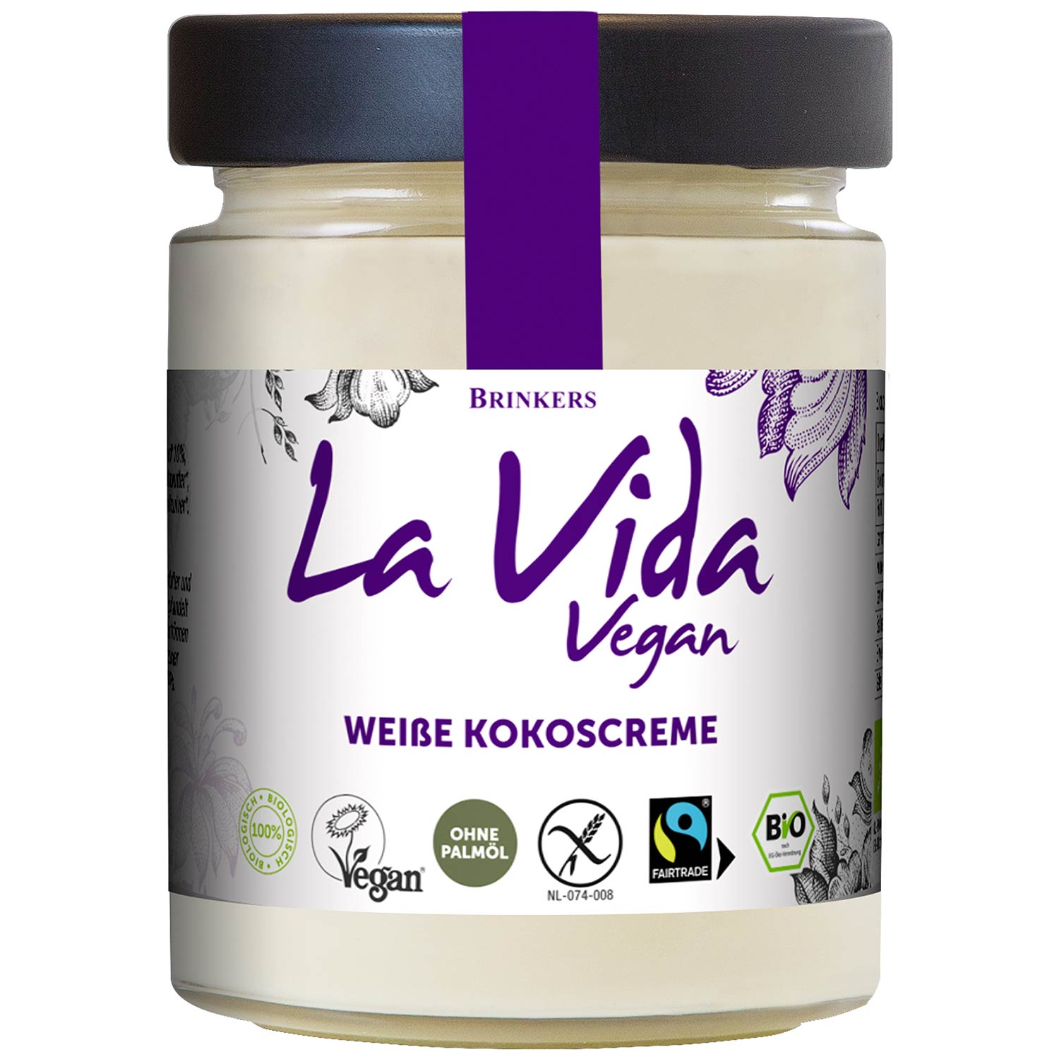 La Vida Vegan Weiße Kokoscreme Bio 270g