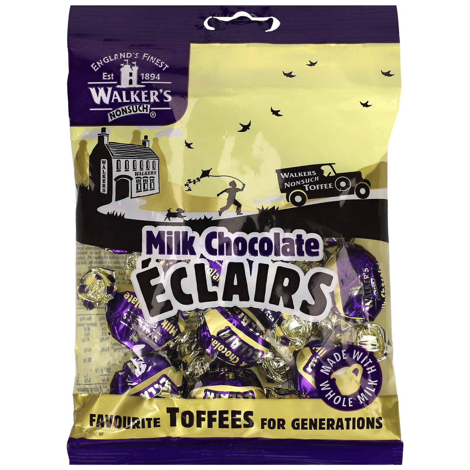 Walker's Nonsuch Milk Chocolate Éclairs 150g