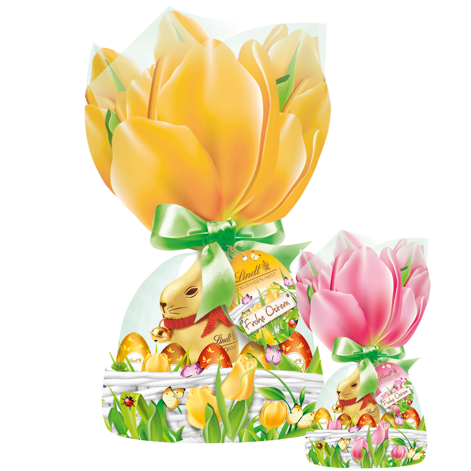 Lindt Hasen-Nest mit Spezialitäten-Eiern 194g