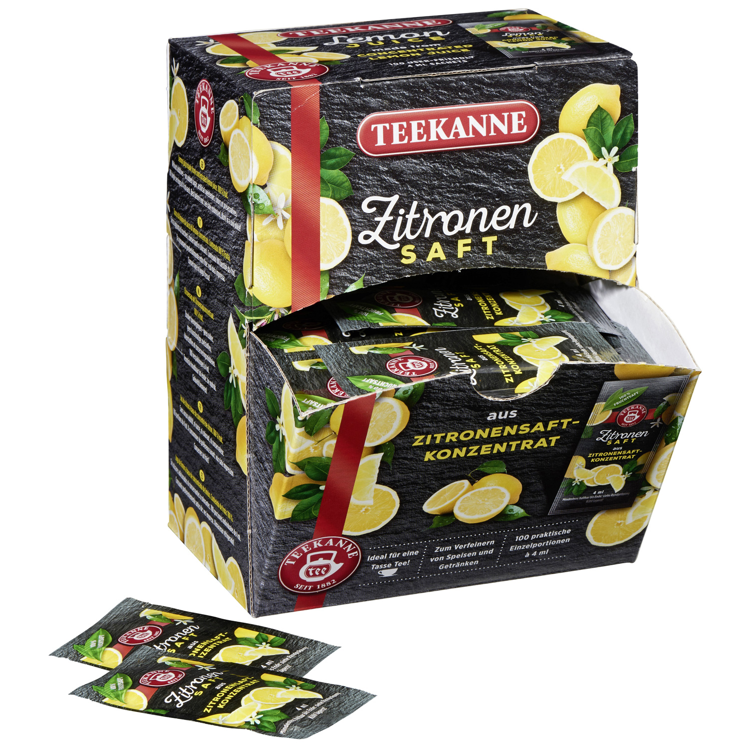 Teekanne Zitronensaft 100×4ml