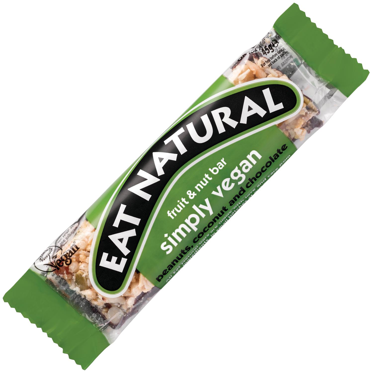 Eat Natural simply vegan peanuts, coconut and chocolate 45g