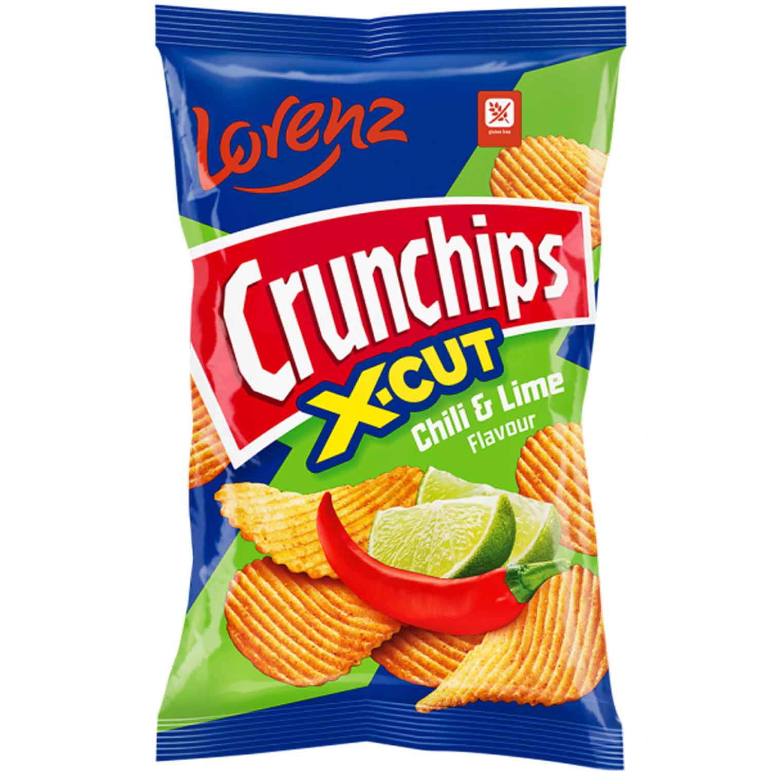 Crunchips X-Cut Chili & Lime 75g