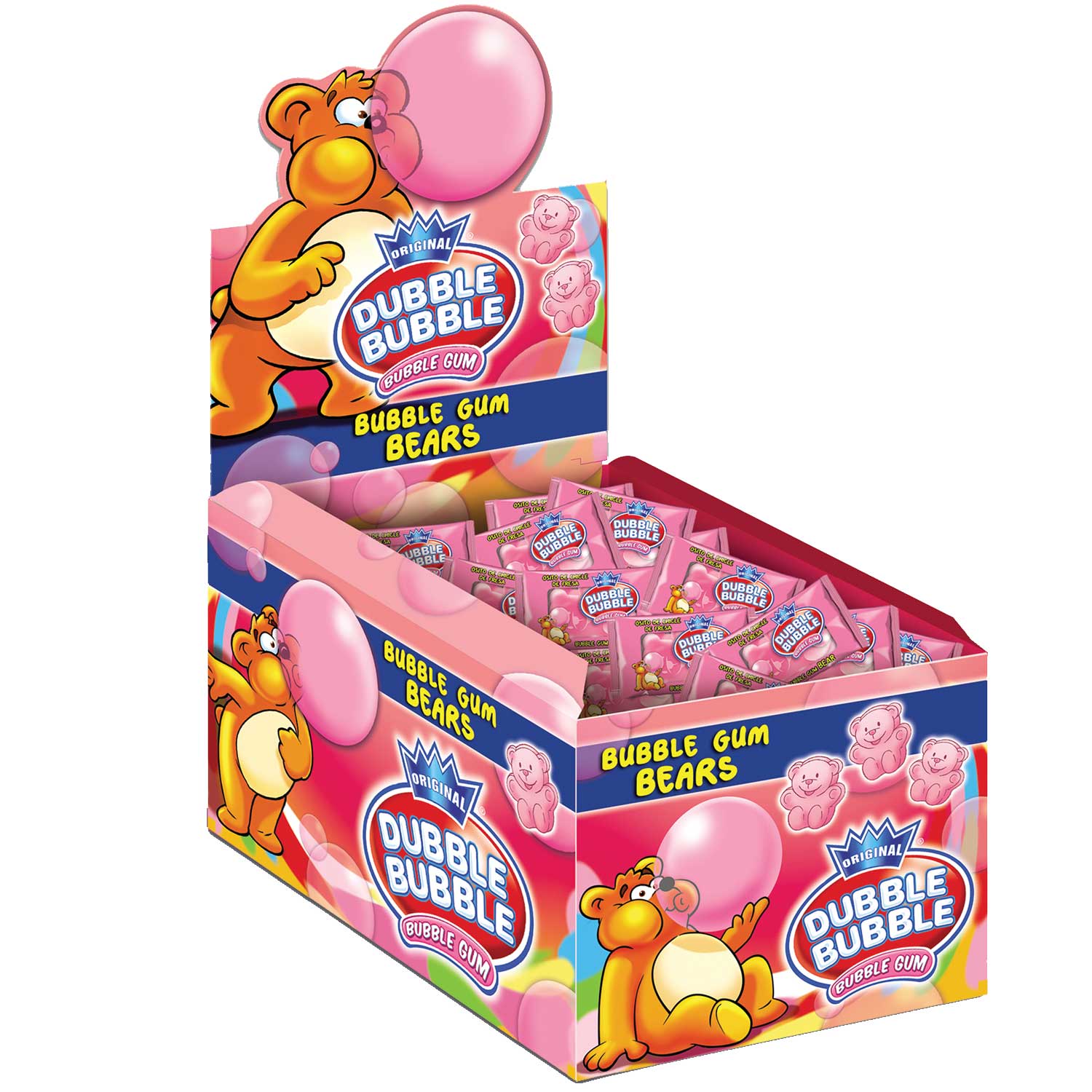 Dubble Bubble Bubble Gum Bears 150er