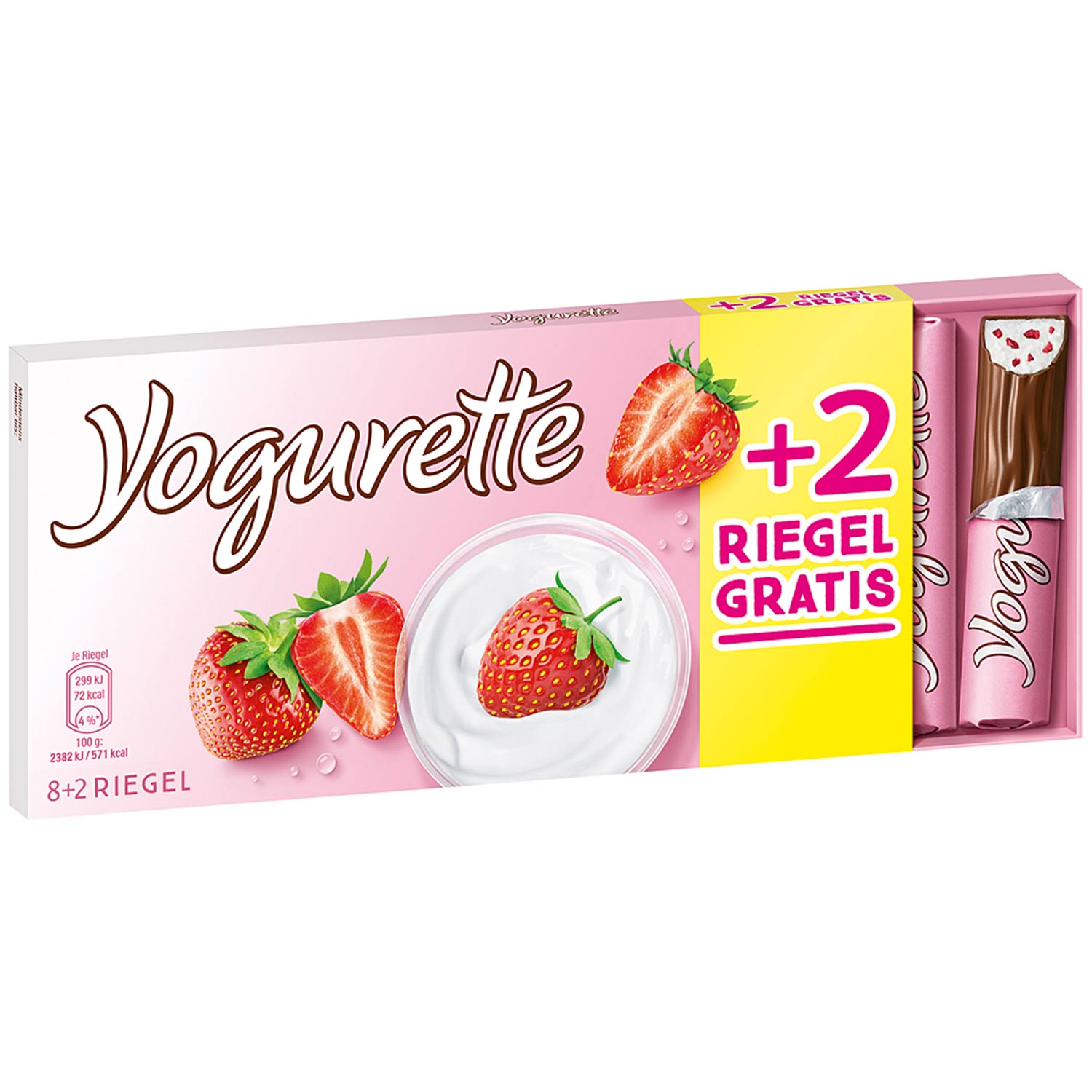 Yogurette 8er + 2 Riegel gratis