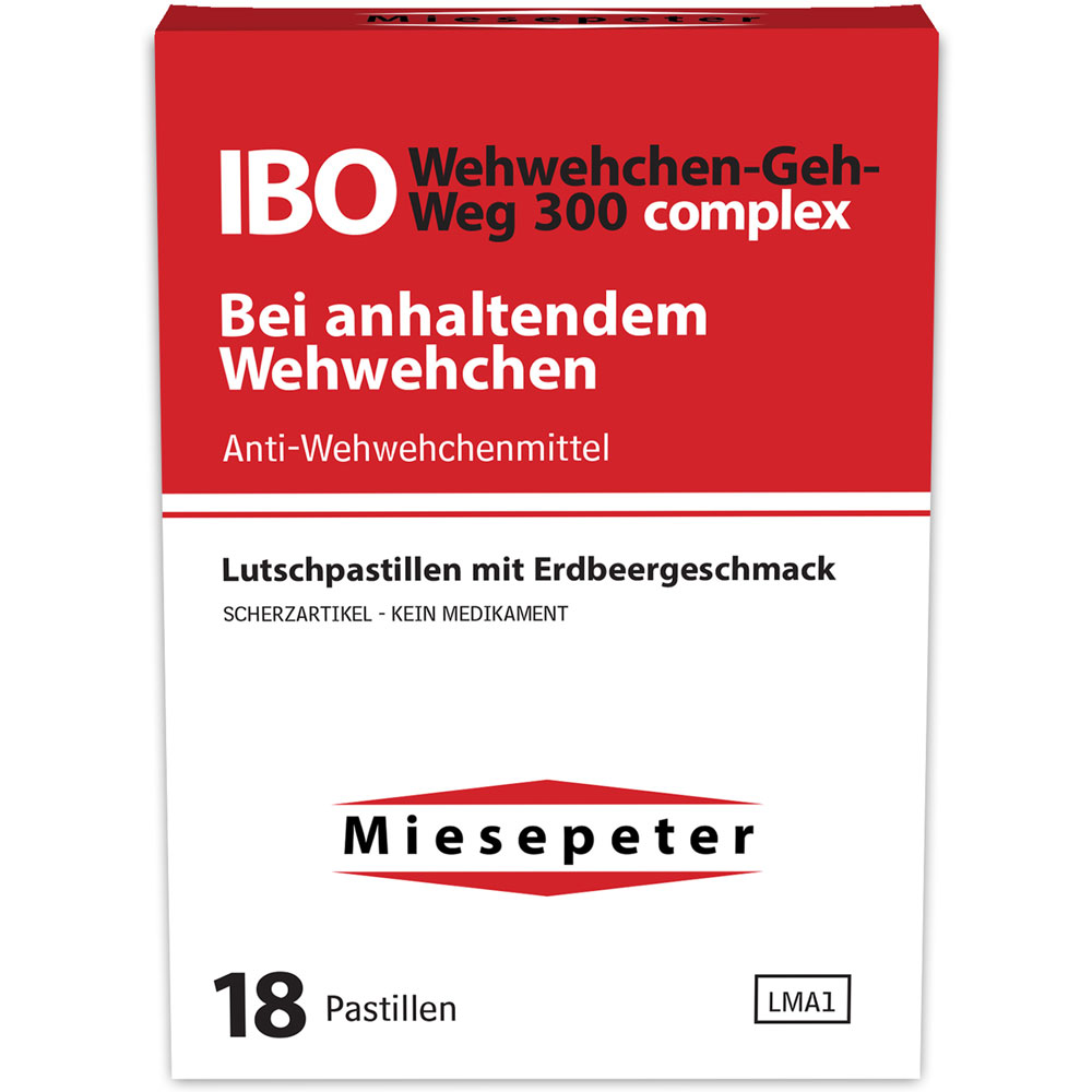 Miesepeter IBO Wehwehchen-Geh-Weg 300 complex 18er