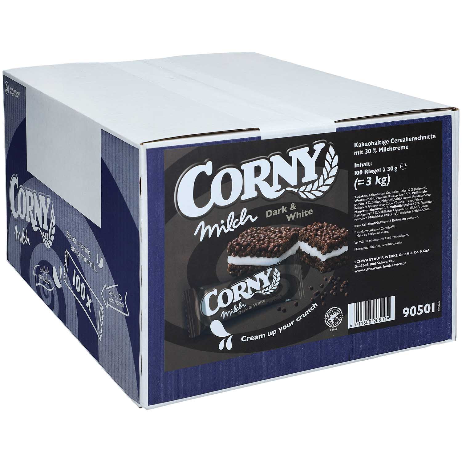 Corny Milch Dark & White 100x30g