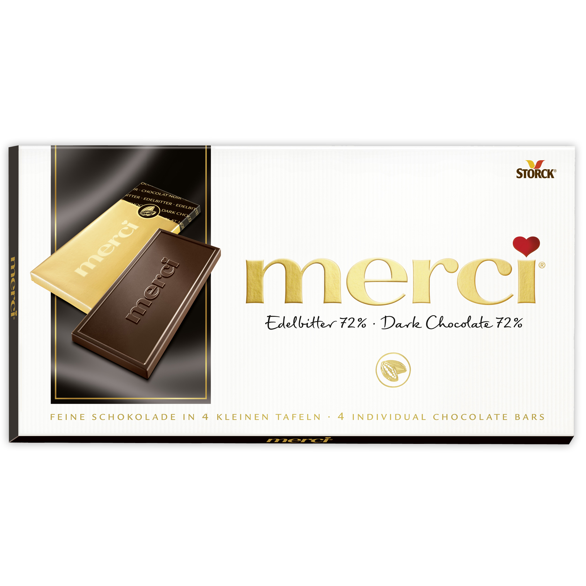 merci Tafelschokolade Edelbitter 72% 100g