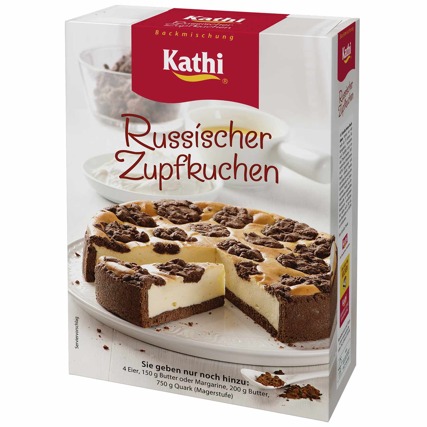 Kathi Backmischung Russischer Zupfkuchen 610g (MHD 28.02.2024)