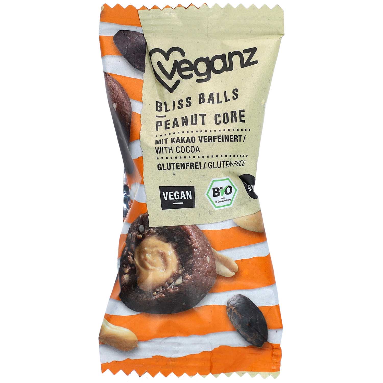 Veganz Bliss Balls Peanut Core Bio 40g