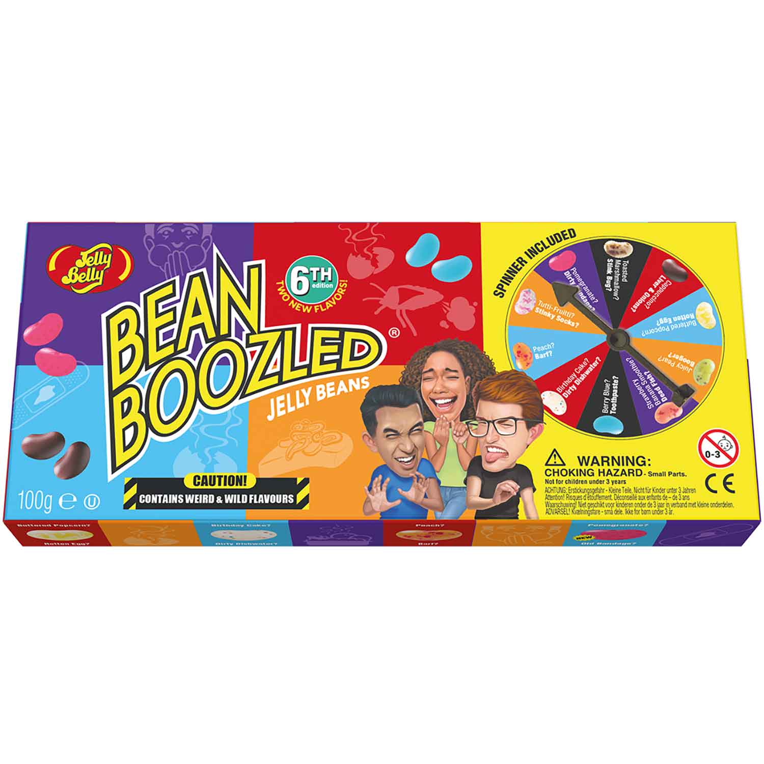 Jelly Belly Bean Boozled 'Edition 6' Glücksrad 100g