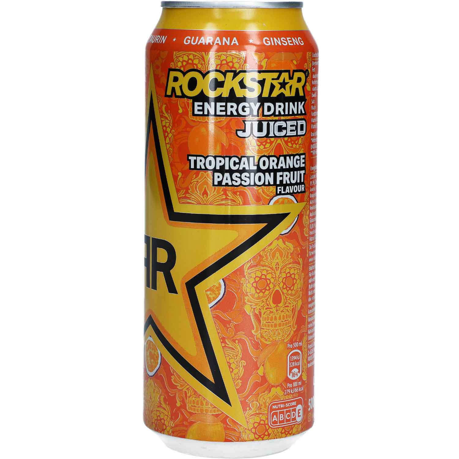 Rockstar Energy Drink Juiced Tropical Orange Passion Fruit 500ml