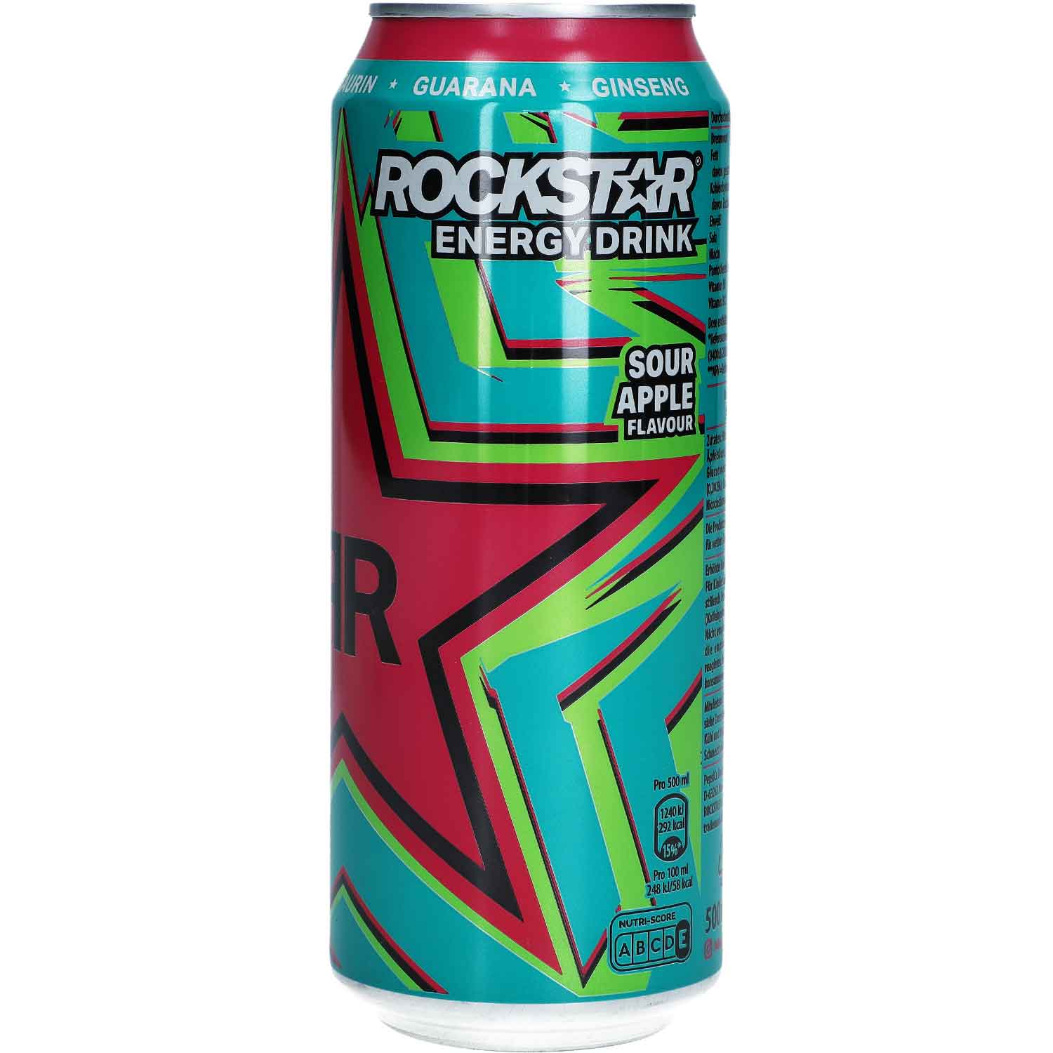 Rockstar Energy Drink Sour Apple 500ml