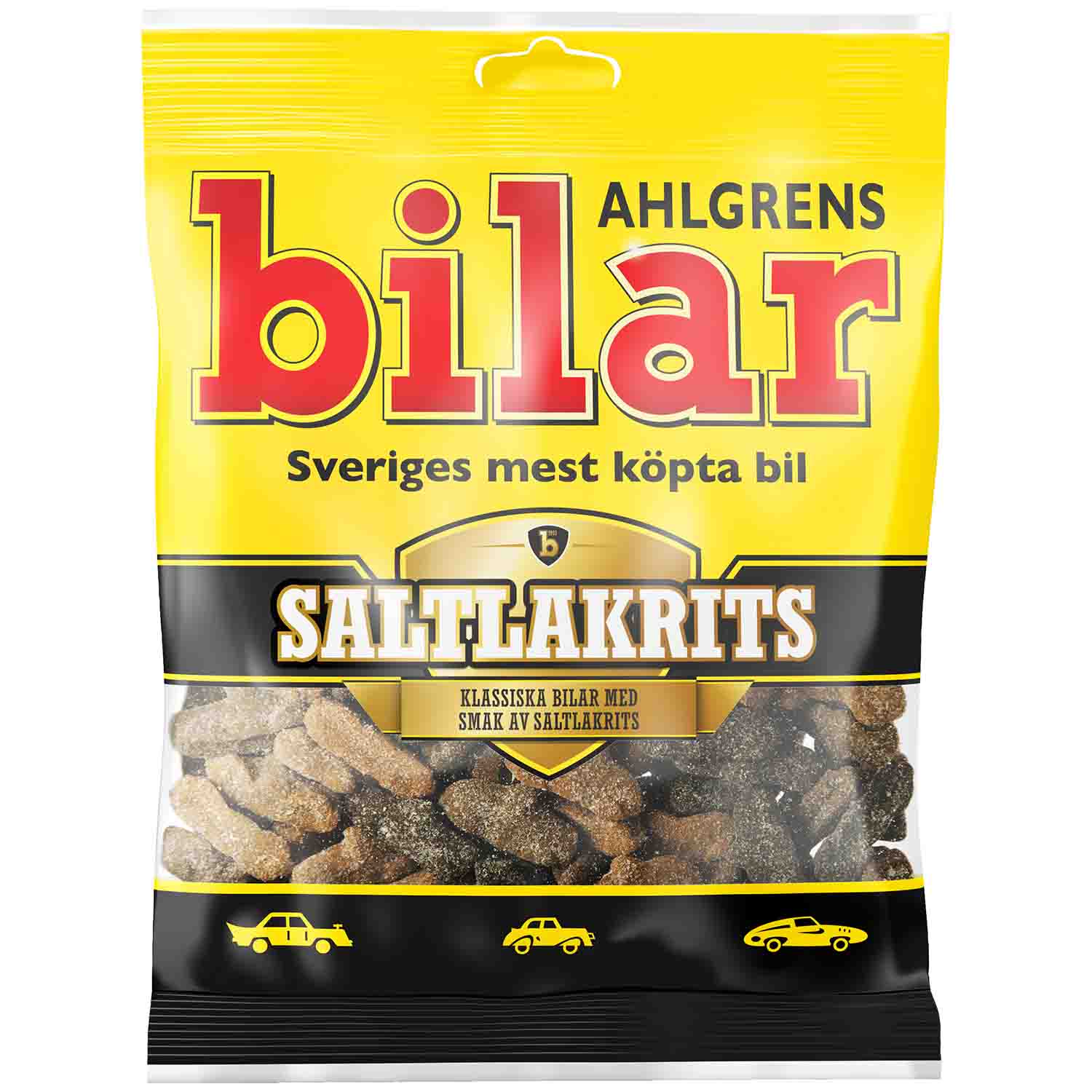 Ahlgrens bilar Saltlakrits 100g