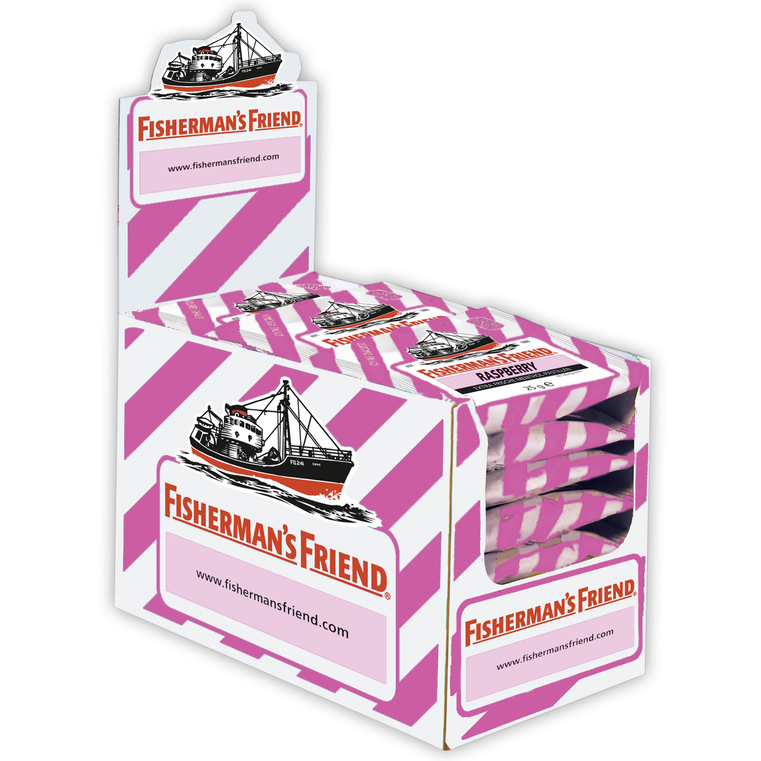 Fisherman's Friend Raspberry ohne Zucker 24x25g