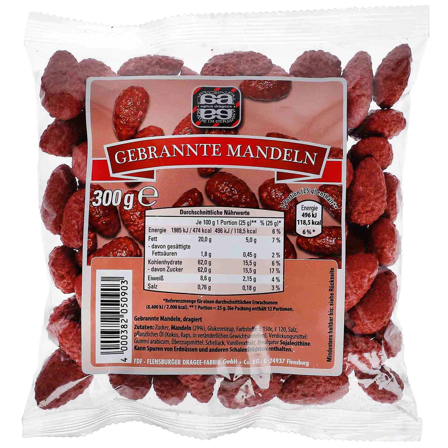 agilus dragees Gebrannte Mandeln 300g