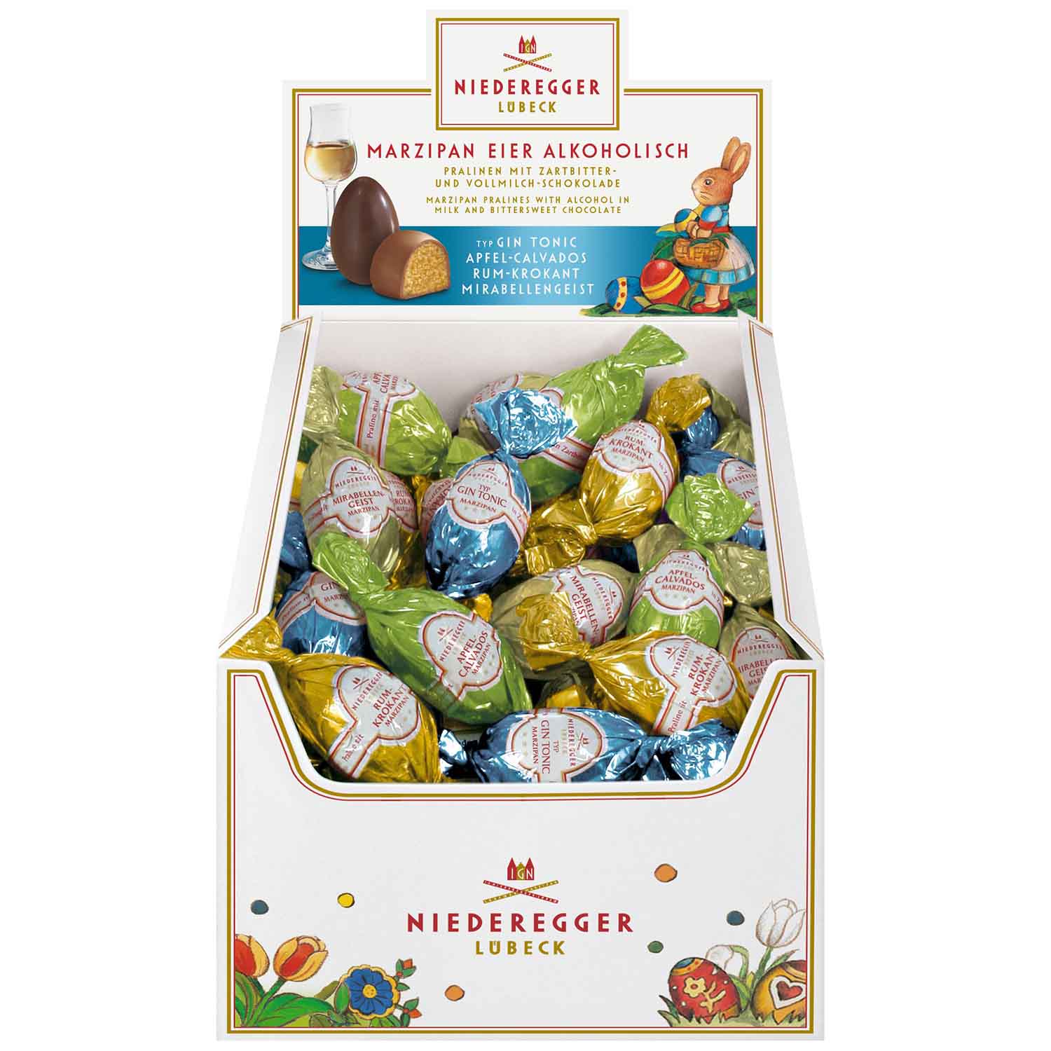 Niederegger Marzipan-Eier alkoholisch 75x17g