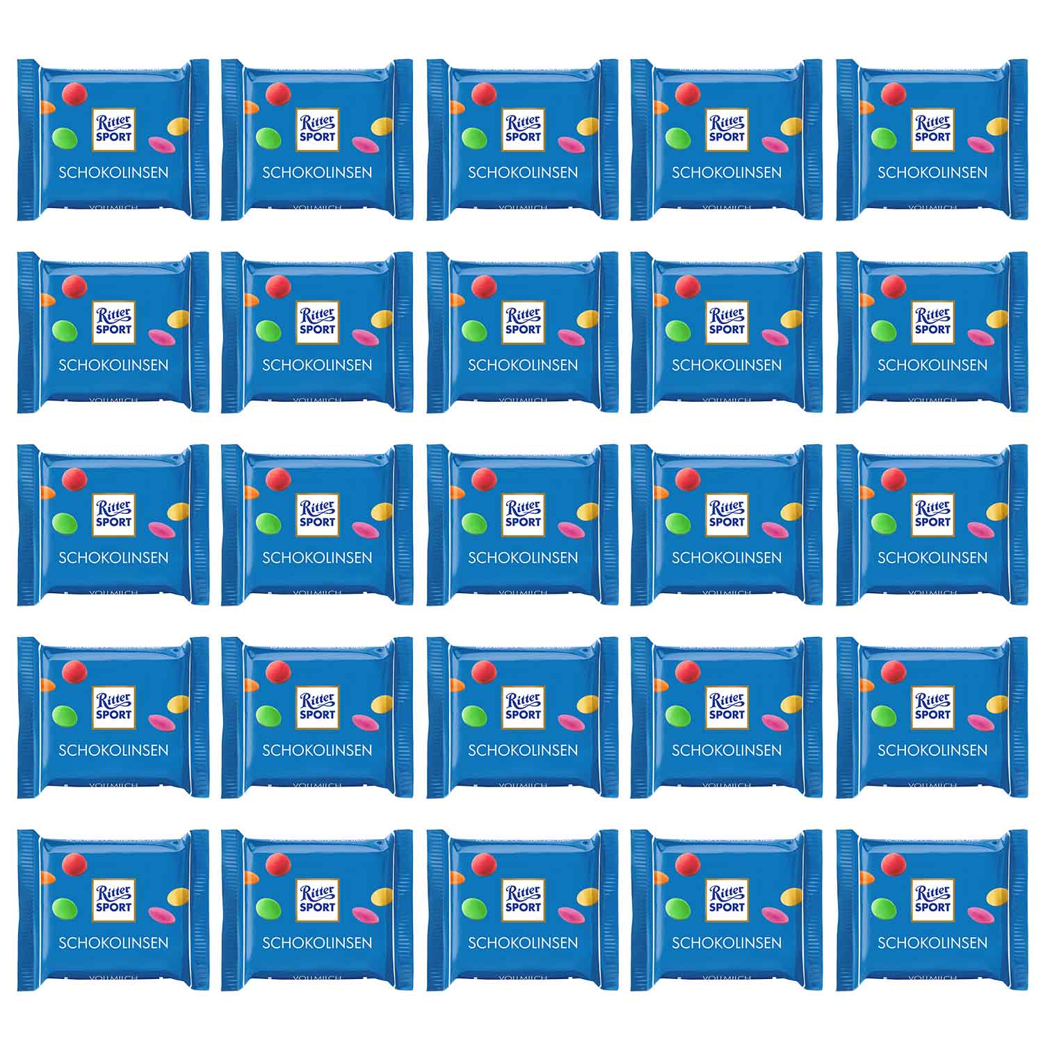 Ritter Sport mini Schoko Spass Schokolinsen Vollmilch 680er