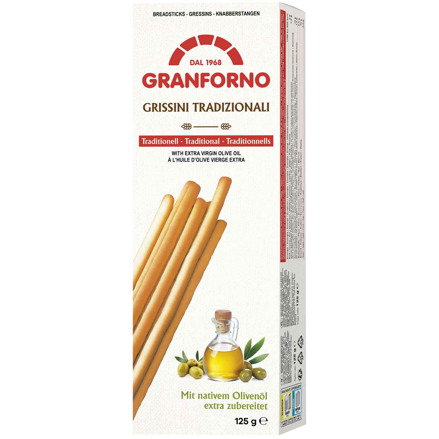 Granforno Grissini Tradizionali 125g