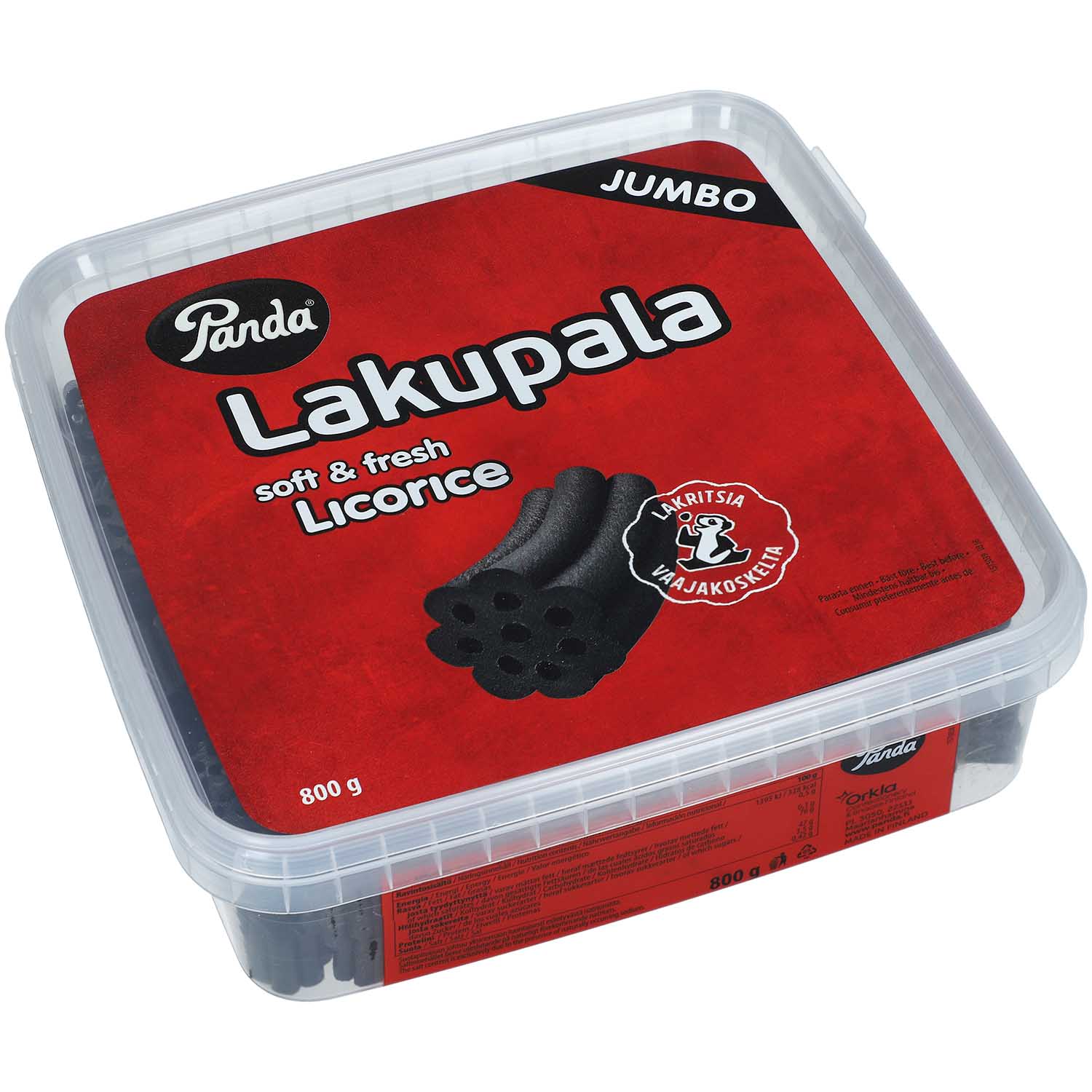 Panda Lakupala Licorice soft & fresh 800g