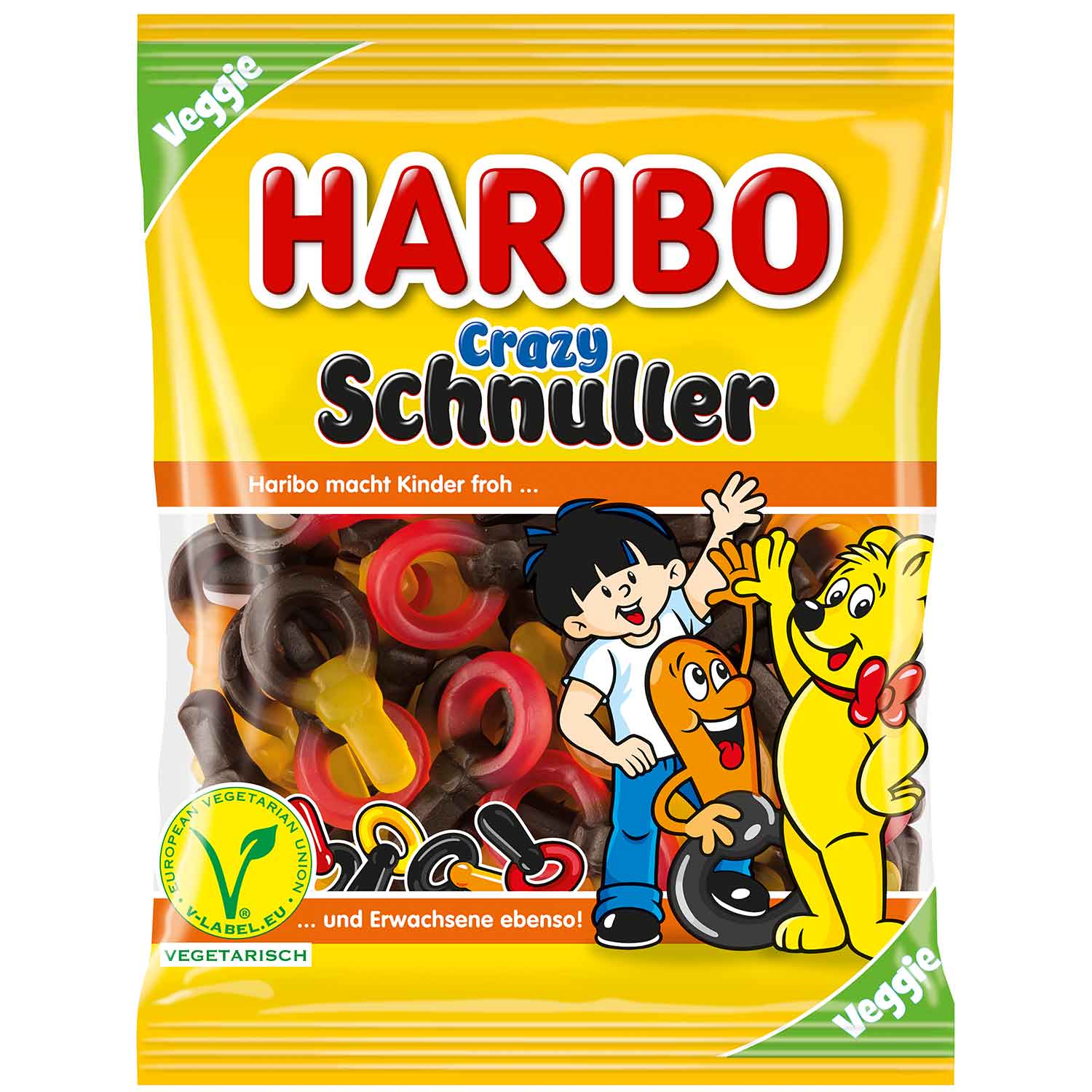 Haribo Crazy Schnuller veggie 175g