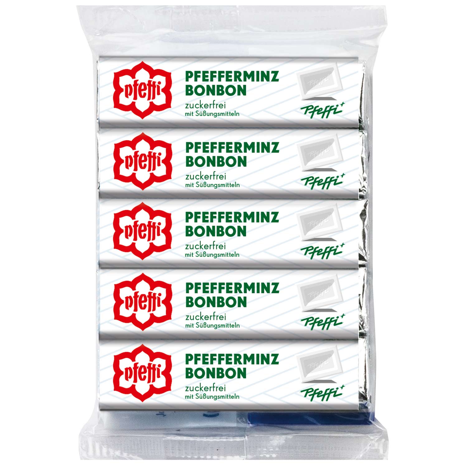 Pfeffi Pfefferminz Bonbon zuckerfrei 5er