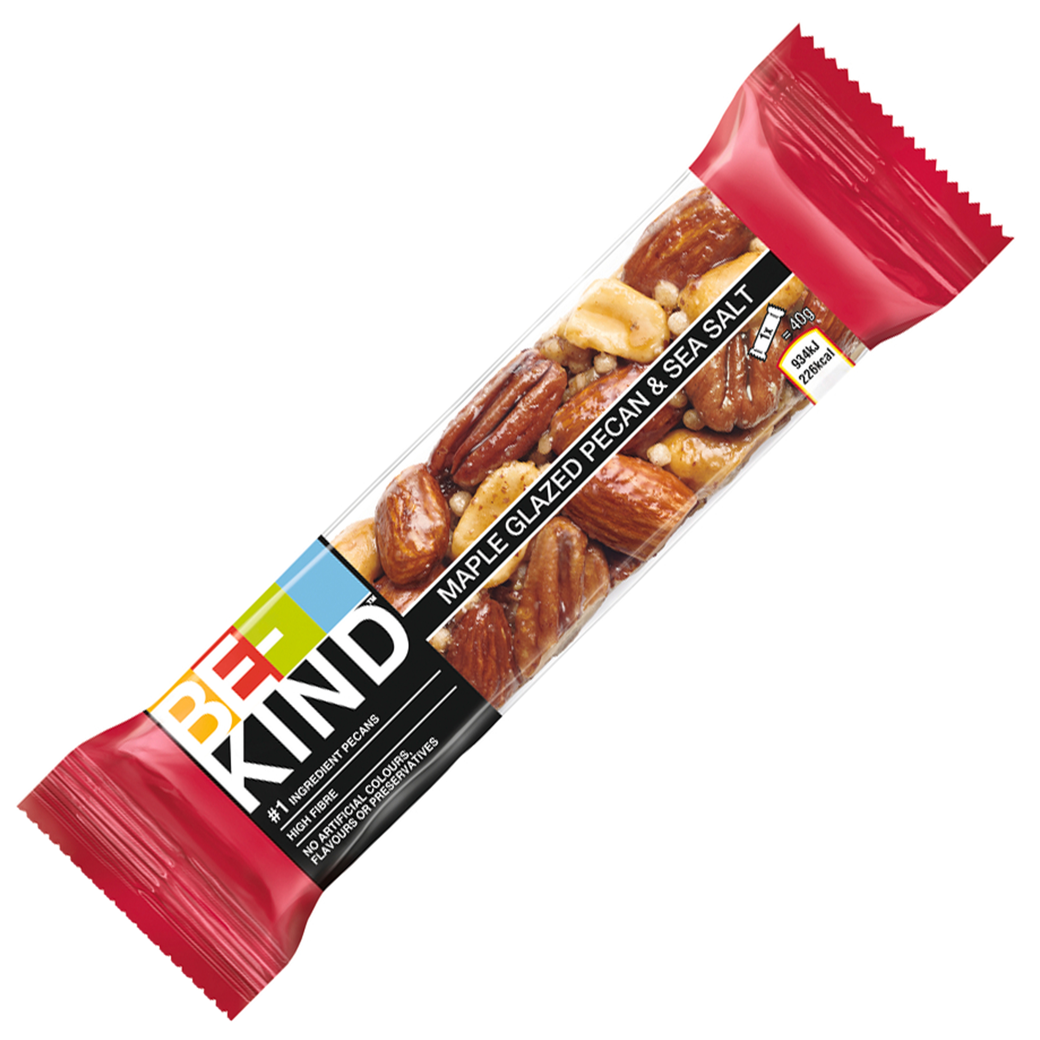 BE-KIND Maple Glazed Pecan & Sea Salt 40g