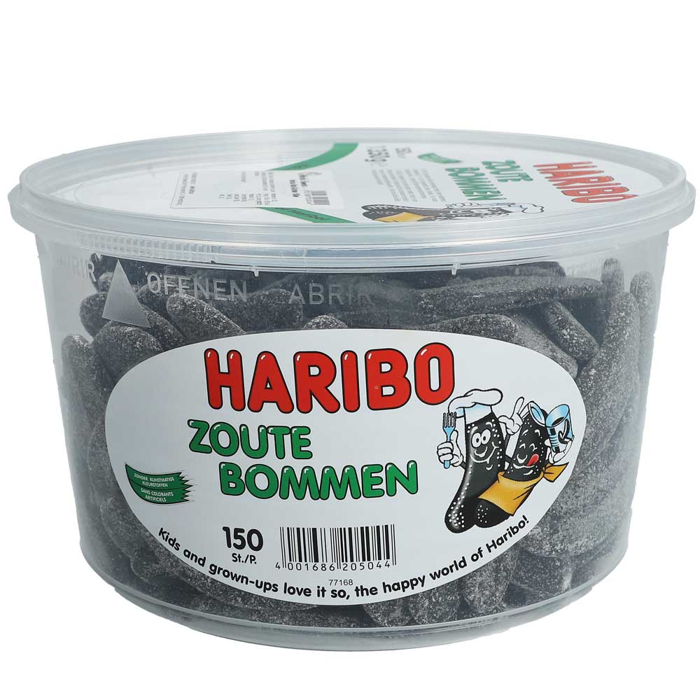Haribo Zoute Bommen 150er
