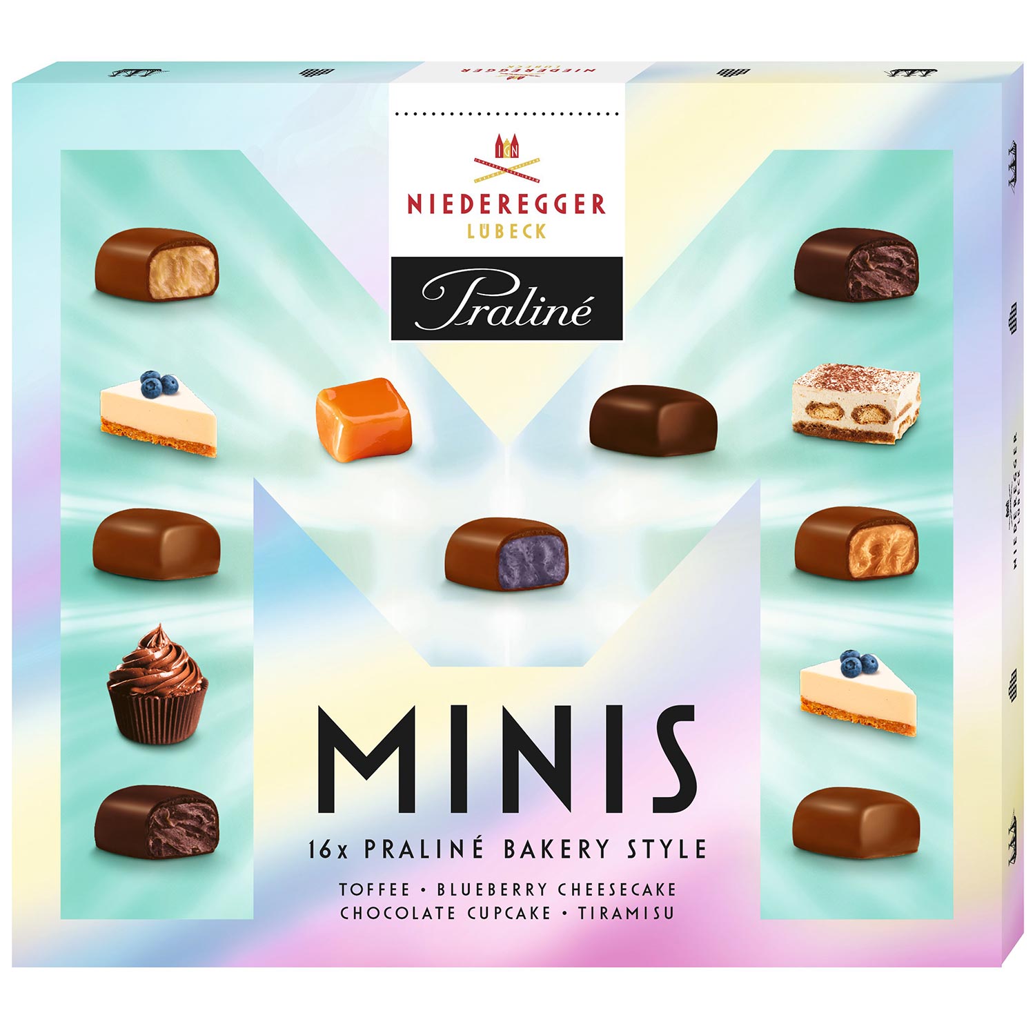Niederegger Praliné Bakery Style 16 Minis 120g