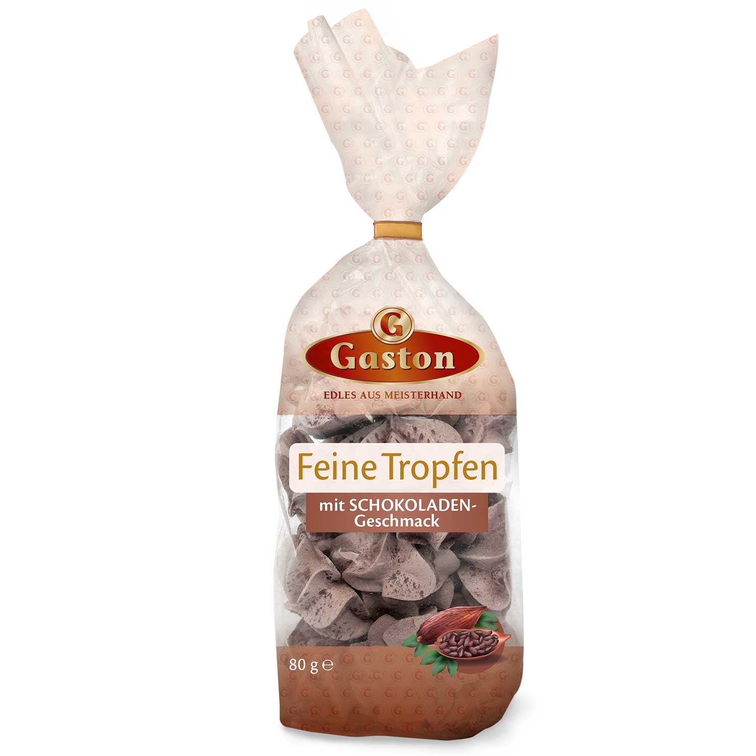 Gaston Feine Tropfen Schokolade 80g