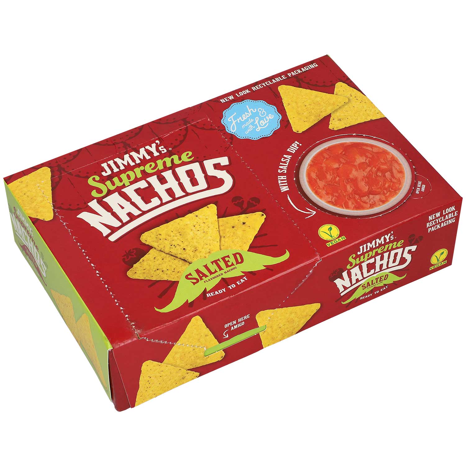 Jimmy's Supreme Nachos To Go Salted with Salsa Dip 200g