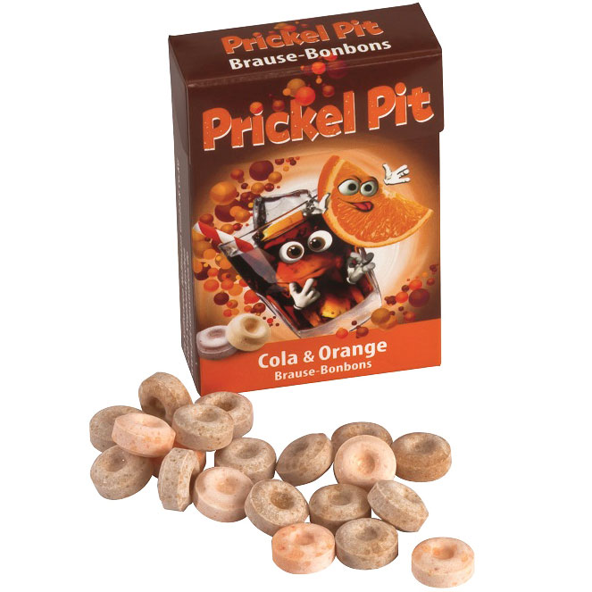 Prickel Pit Brause-Bonbons Cola & Orange 35g