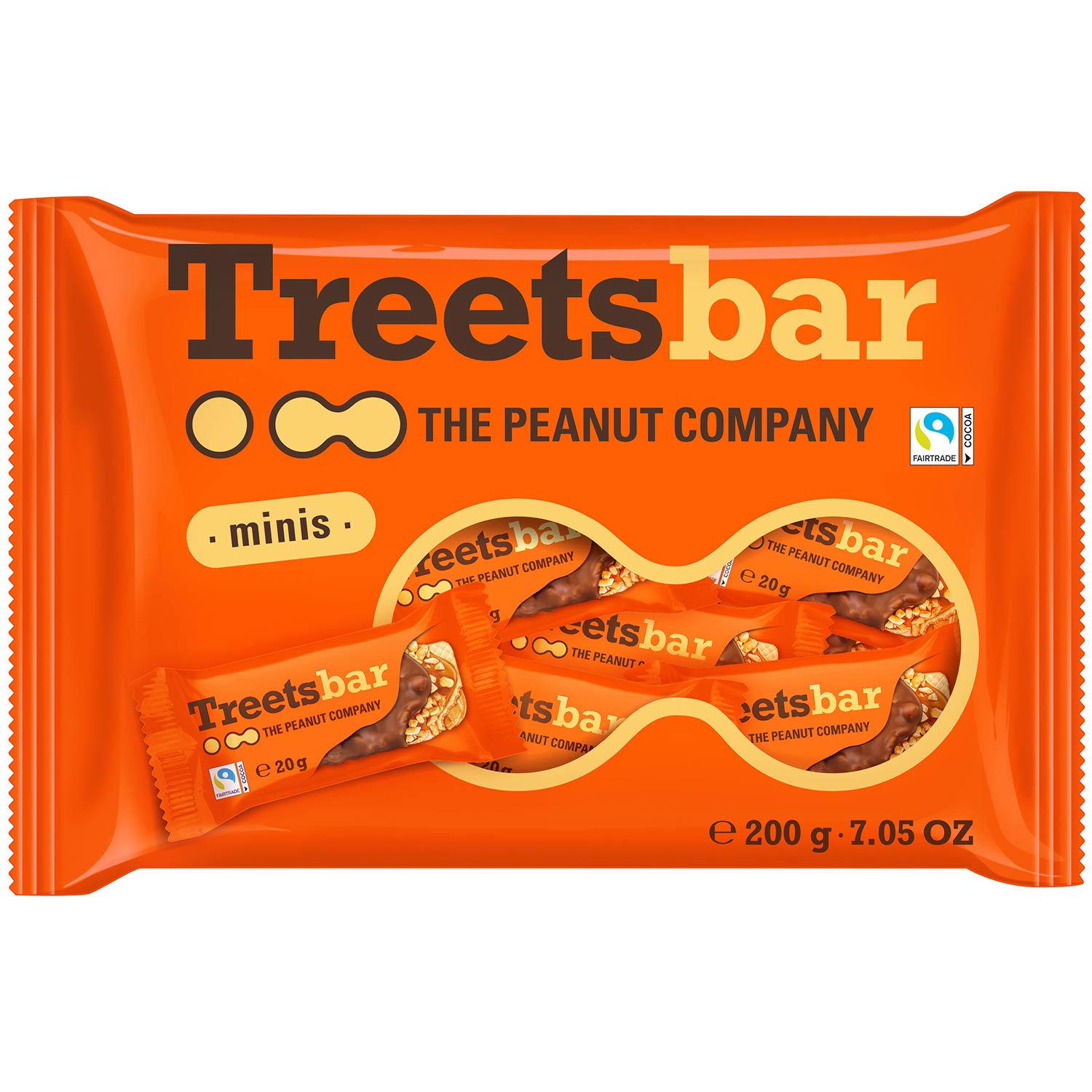 Treetsbar - The Peanut Company Minis 10x20g