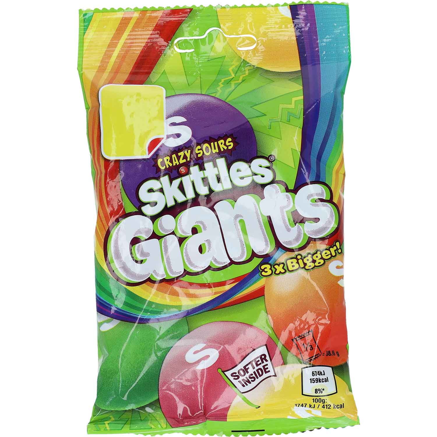 Skittles Crazy Sours Giants 116g