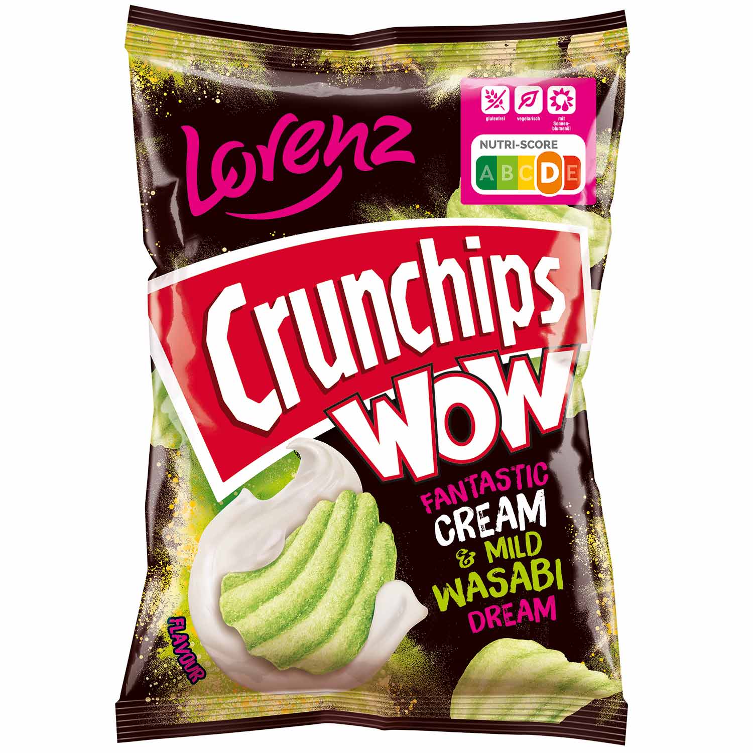 Crunchips WOW Fantastic Cream & Mild Wasabi Dream 110g