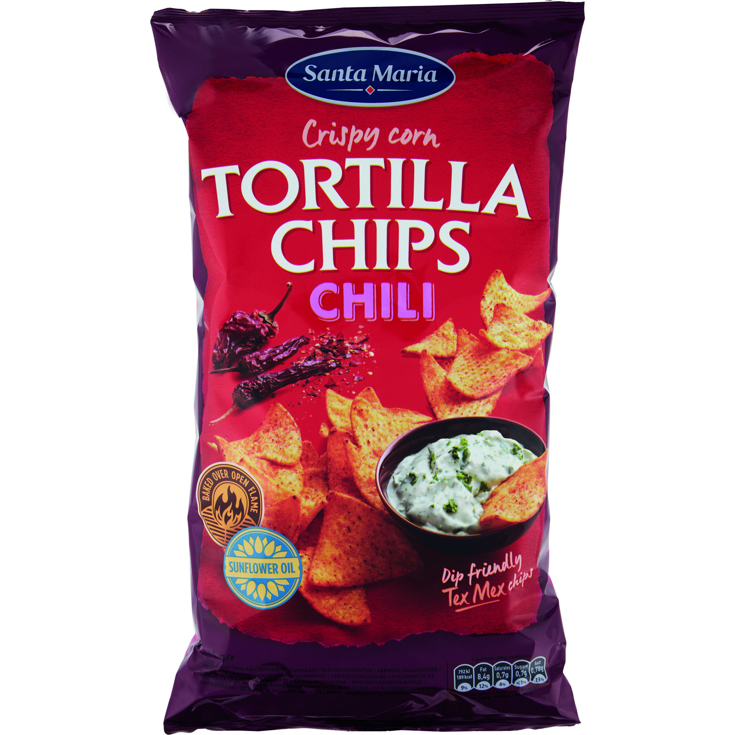 Santa Maria Tortilla Chips Chili 475g