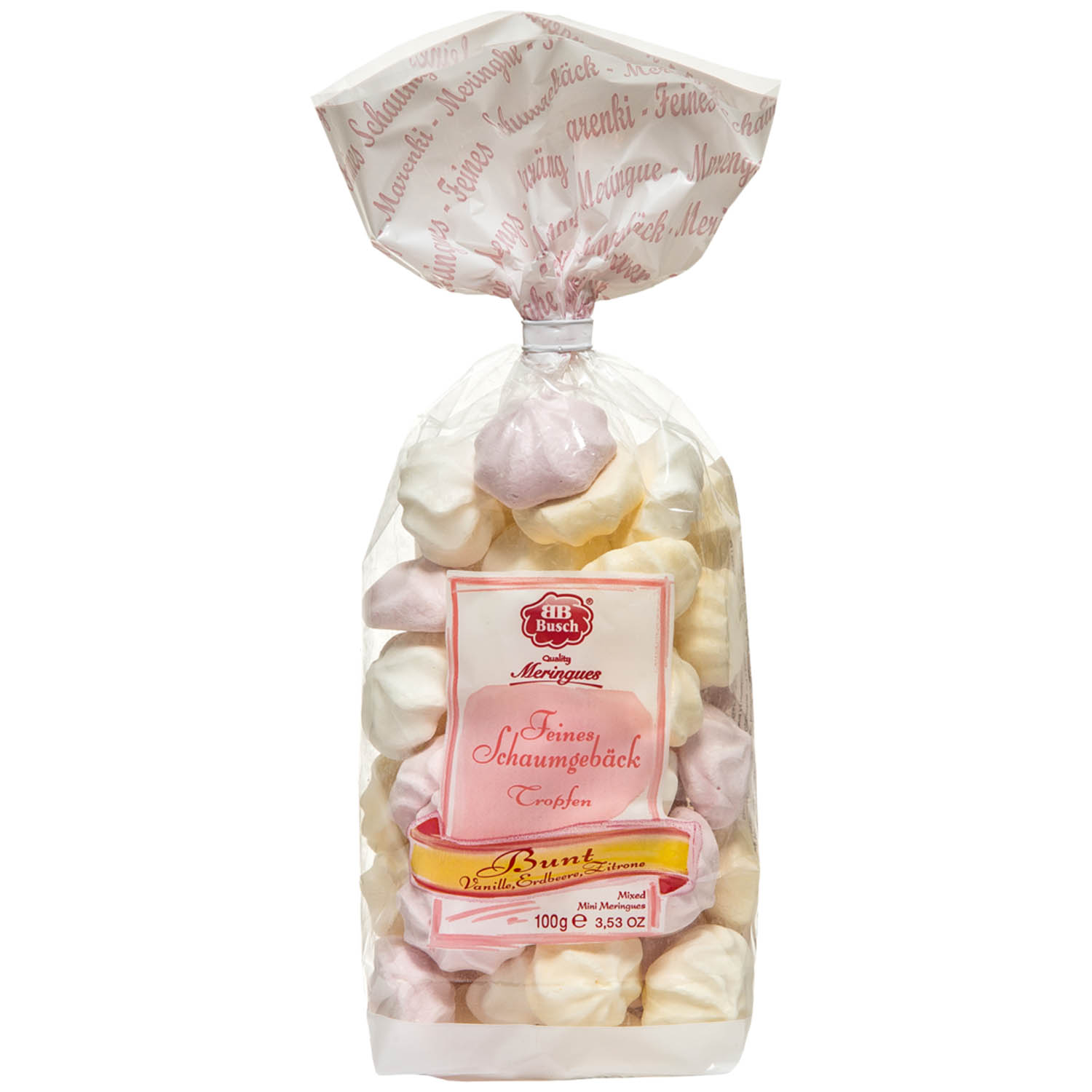 Busch-Baiser Feines Schaumgebäck Tropfen 100g